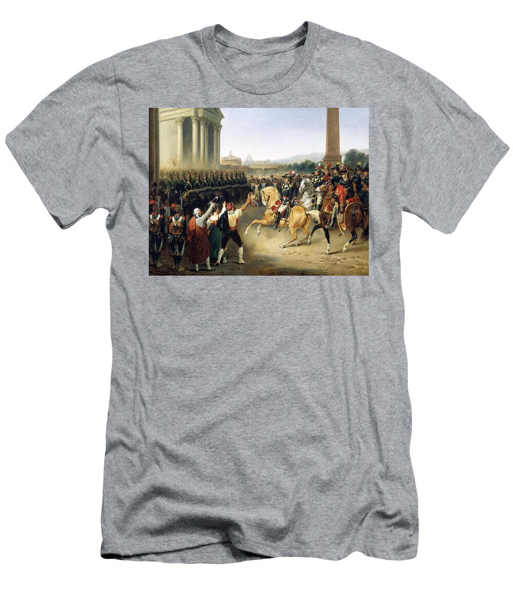 1 Entry of the French Army in Rome Hippolyte Lecomte T-Shirt