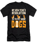1 Pet Dogs Happy New Year 2020 Resolution Gift Haselshirt T-Shirt