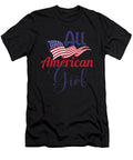 1 USA Stars Stripes All American Girl Organicfoodempire T-Shirt