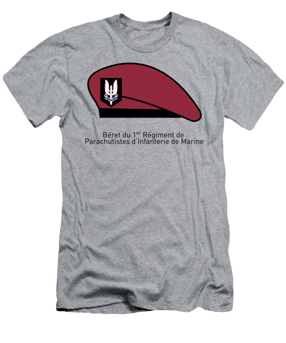 1st Marine Infantry Paratroopers Regiment Beret a Z T-Shirt