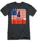 4th of July Calendar Independence Day Firework Day Independence Day Hewiey Breia T-Shirt