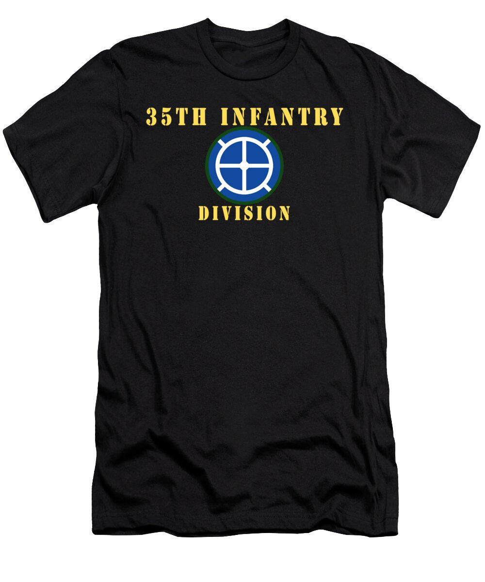 Army 35th Infantry Division X 300 Hat Tom Adkins T-Shirt