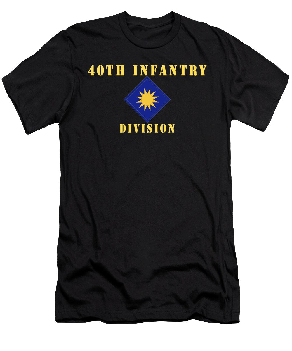 Army 40th Infantry Division X 300 Hat Tom Adkins T-Shirt
