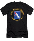Army 423rd Infantry Regiment US Army W Dui X 300 Tom Adkins T-Shirt