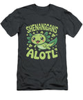 Cute Axolotl with Shamrocks Joanna Redesiuk T-Shirt