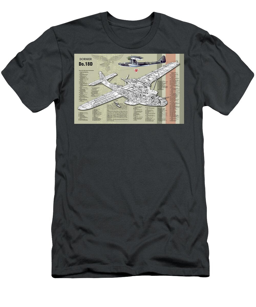 Dornier Do 18d Aircraft Lover T-Shirt