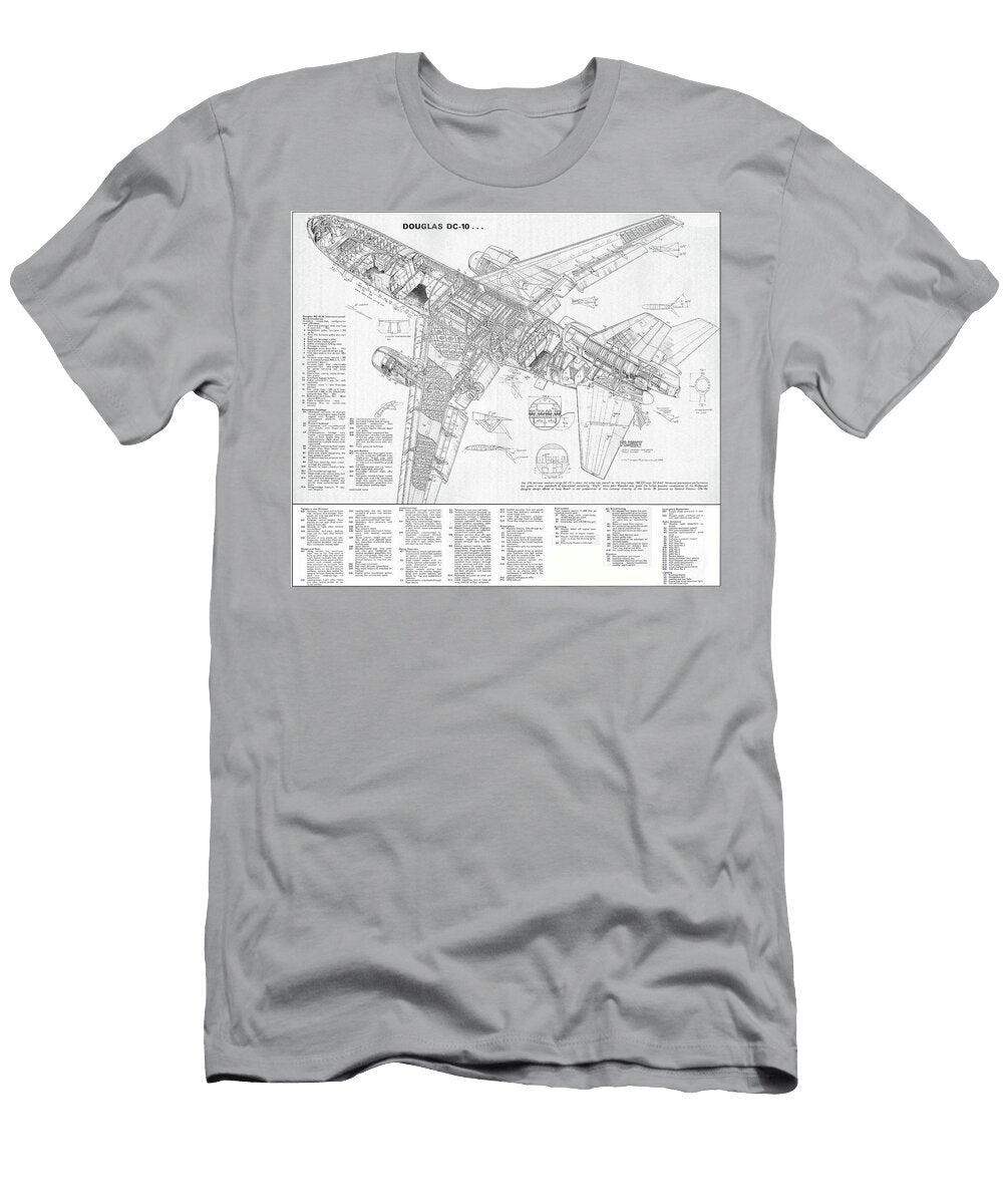 Douglas DC 10 Aircraft Lover T-Shirt