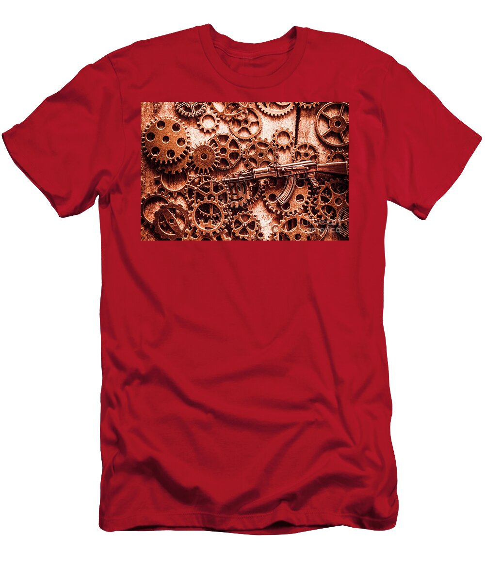 Guns of Machine Mechanics Jorgo Photography Wall Art Gallery T-Shirt