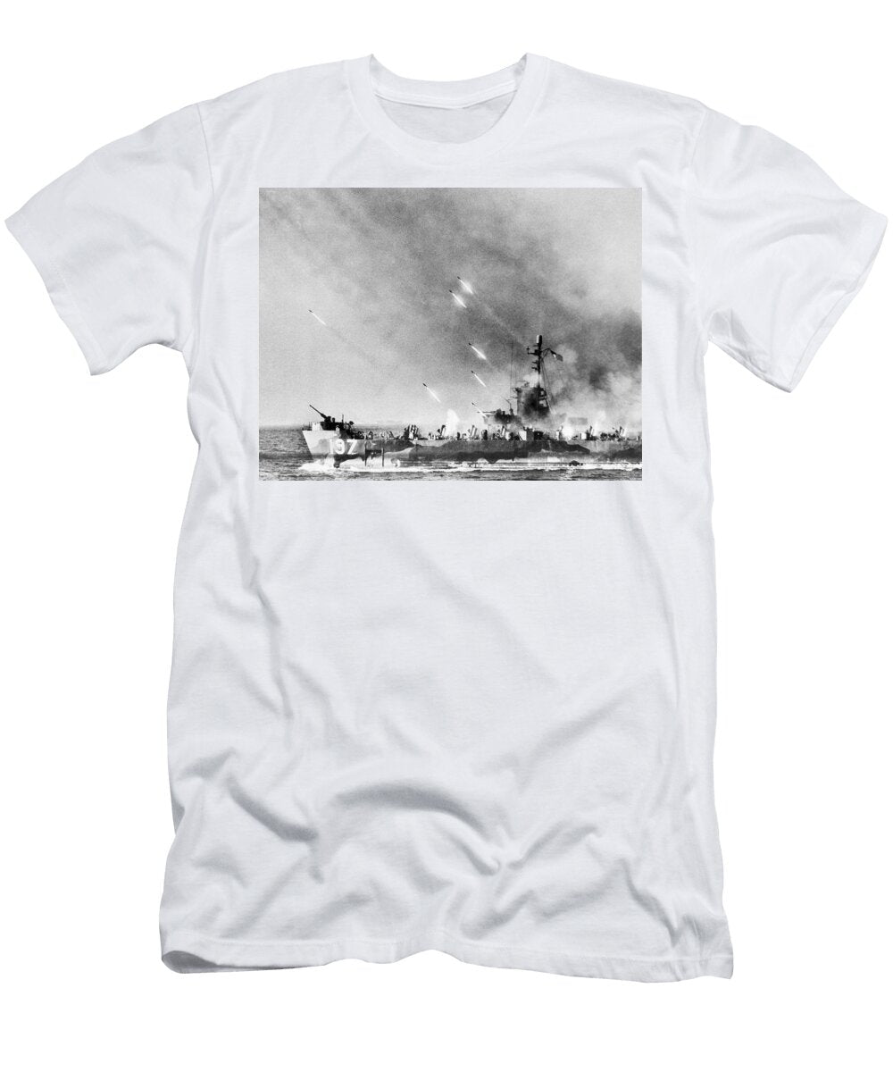 Lci Firing on Okinawa Underwood Archives T-Shirt