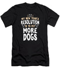 Pet Dogs Happy New Year 2020 Resolution Gift Haselshirt T-Shirt