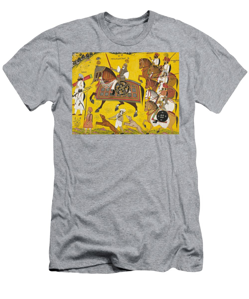 Processional Portrait of Prince Bhawani Sing of Sitamau Pyara Singh T-Shirt