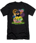 Rottweiler Puppy in Basket Fireworks Celebration Tinh Tran Le Thanh T-Shirt