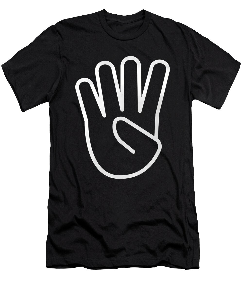 Vulcan Salute Symbol Archy Cleoelizabeth T-Shirt